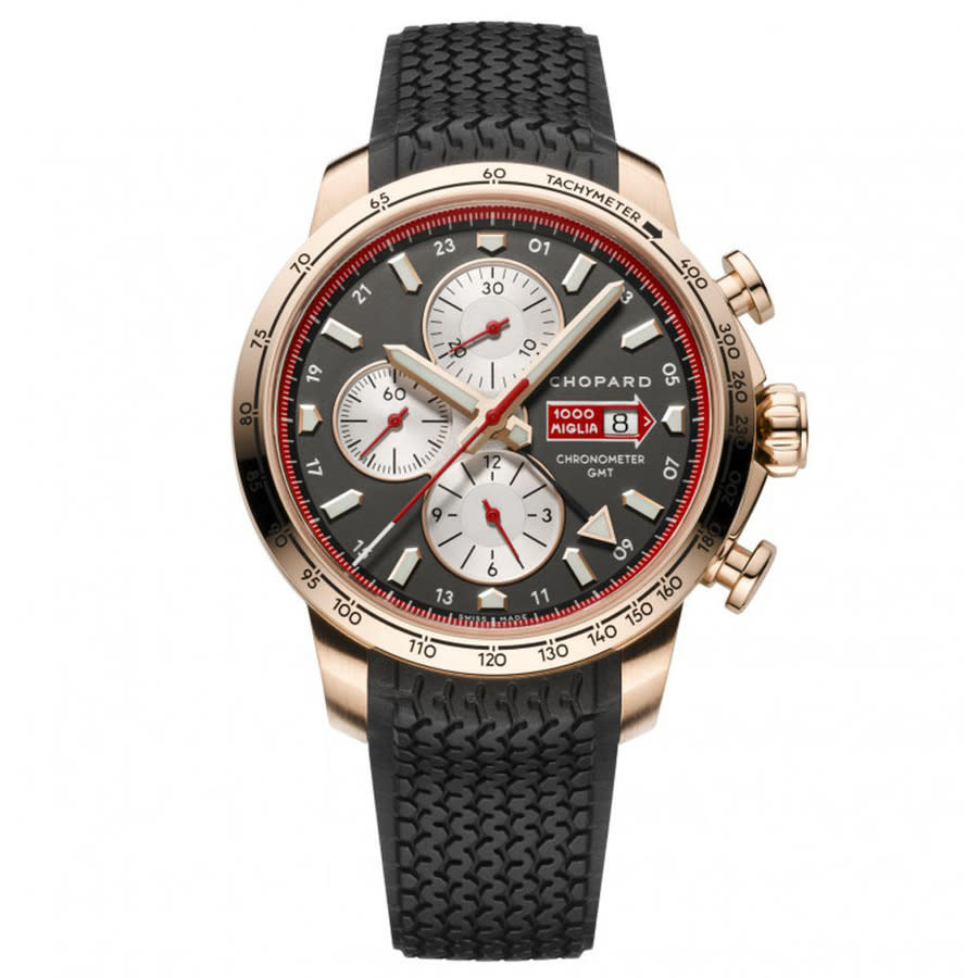 Chopard Mille Miglia 18kt Rose Gold Anthracite Dial Men's Watch 161292-5001