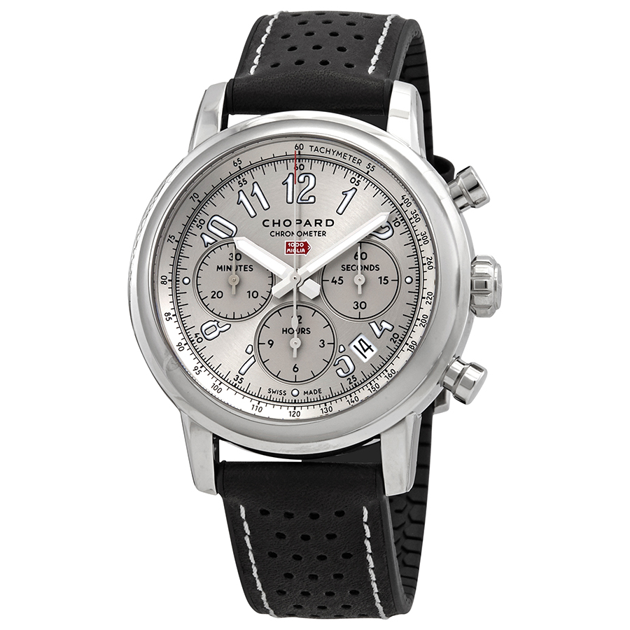 Chopard Mille Miglia Chronograph Automatic Silver Dial Men's Limited Edition Watch 168589-3012