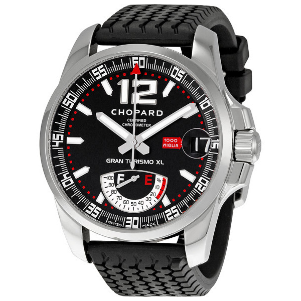 Chopard Mille Miglia Steel Black Rubber Men's Watch 168457-3001