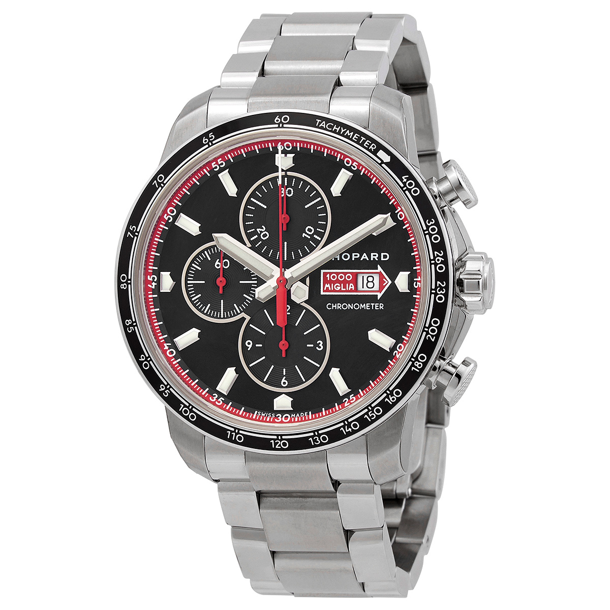 Chopard Millie Miglia Chronograph Automatic Chronometer Black Dial Men's Watch 158751-3001