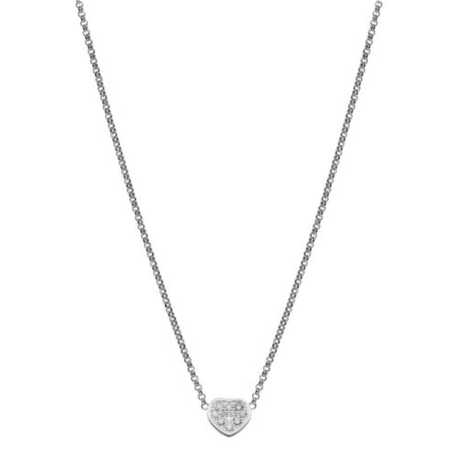 Chopard My Happy Hearts 18k White Gold Diamond Heart