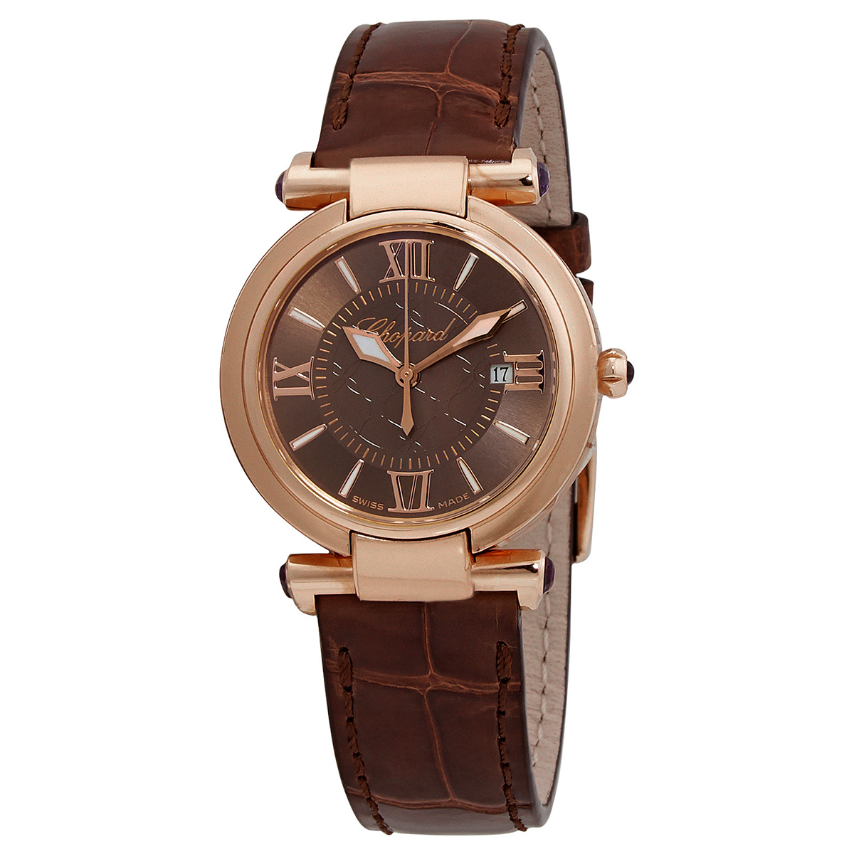 Chopard Quartz Brown Dial Ladies Watch 384238-5005