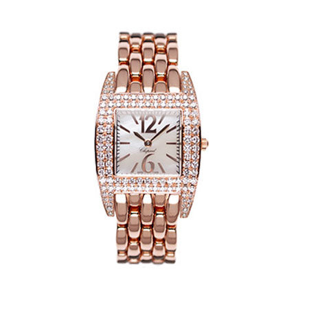 Chopard Two O Ten Mother of Pearl Dial 18k Rose Gold Ladies Watch 109263-5001