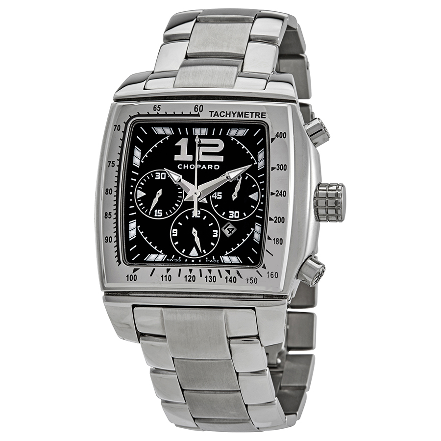 Chopard Two O Ten Sport Chronograph Automatic Black Dial Men's Watch 158462-3001