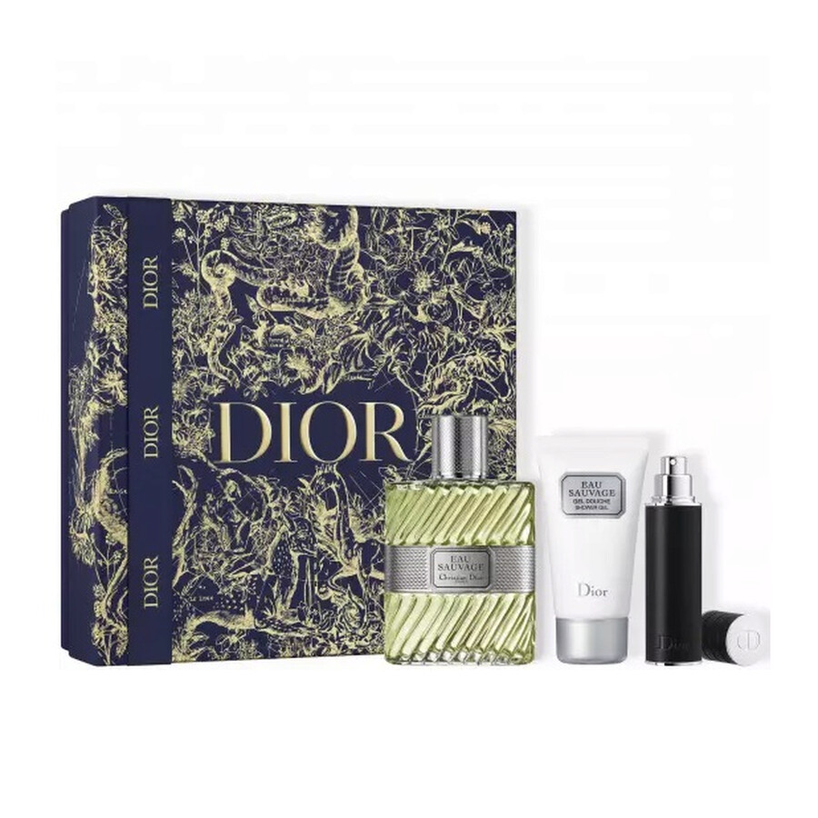 Dior Christian Dior Men's Sauvage Gift Set Fragrances 3348901638661