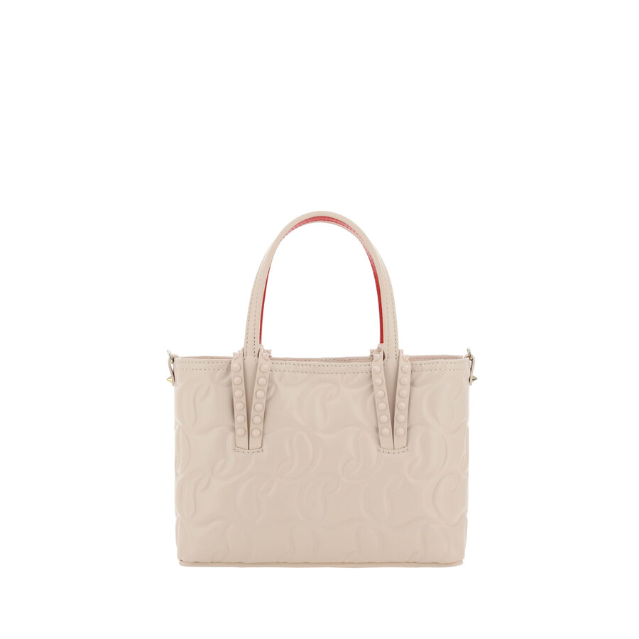 Christian Louboutin Cabata Handbag In Nude