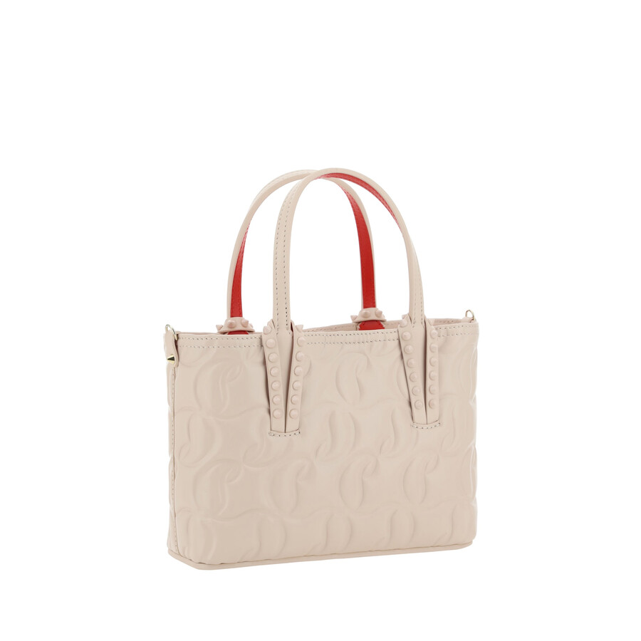 Christian Louboutin Cabata Handbag In Nude