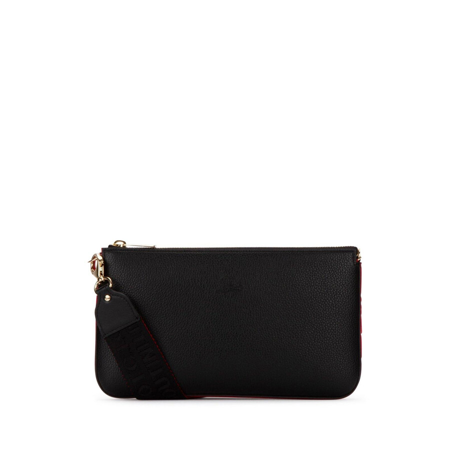 Christian Louboutin Loubila Hybrid Clutch Bag In Black