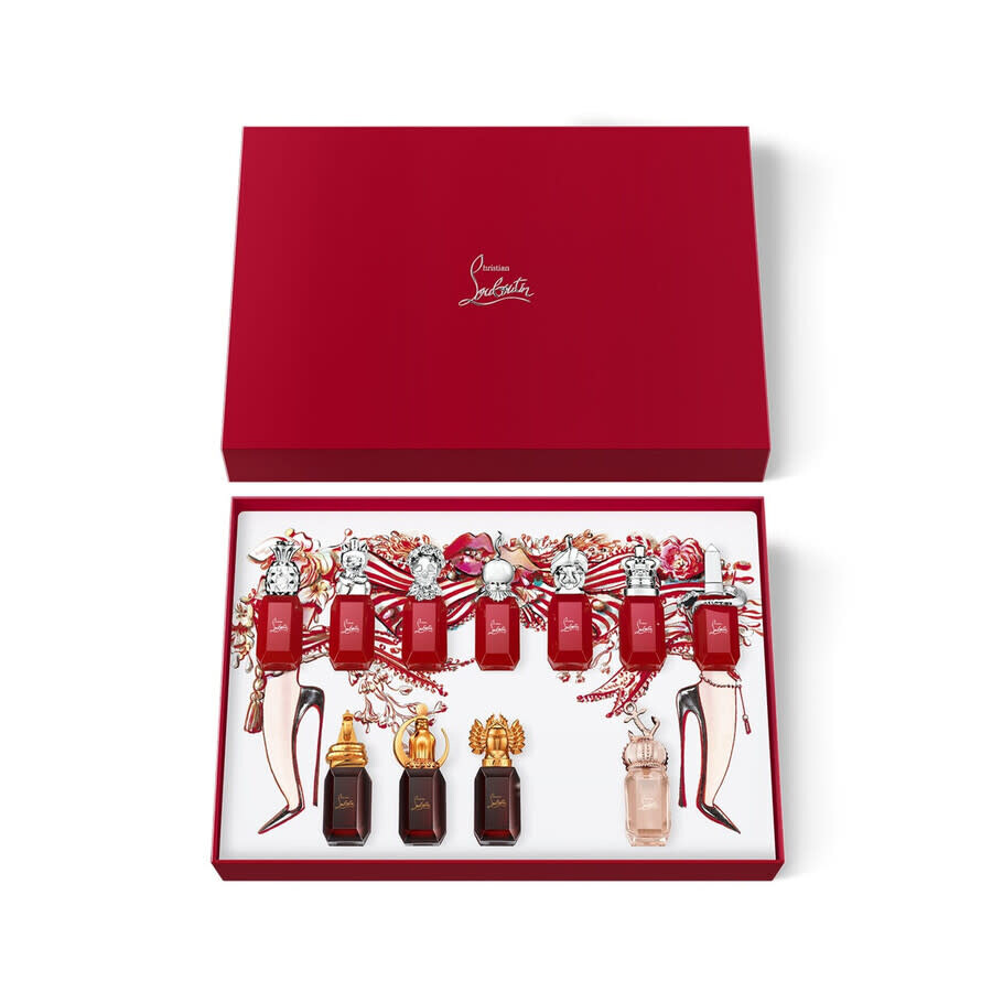 （新品未使用未開封ChristianLouboutin 口紅2セットとケース Christian Louboutin Unisex Mini Set Gift Set Fragrances