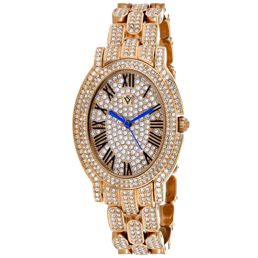 Christian Van Sant Amore Quartz Rose Gold Dial Ladies Watch CV7232