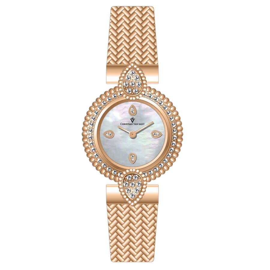 Christian Van Sant Valor Silver-tone Dial Ladies Watch CV1272