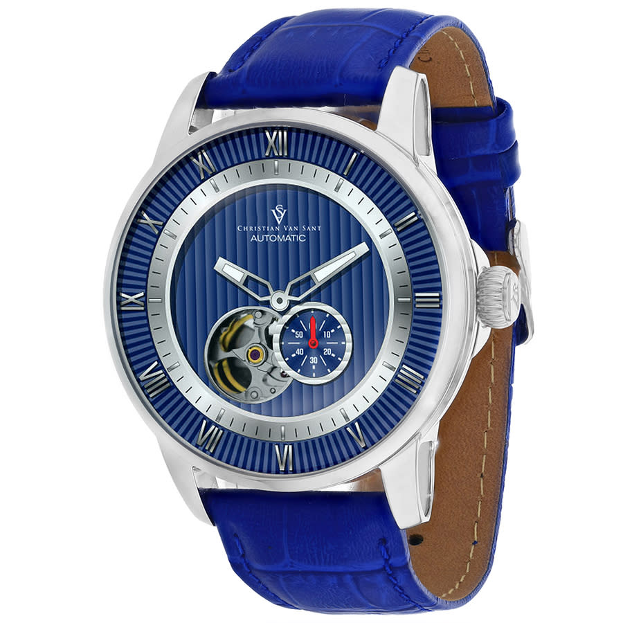 Christian Van Sant Viscay Automatic Blue Dial Men's Watch CV0553