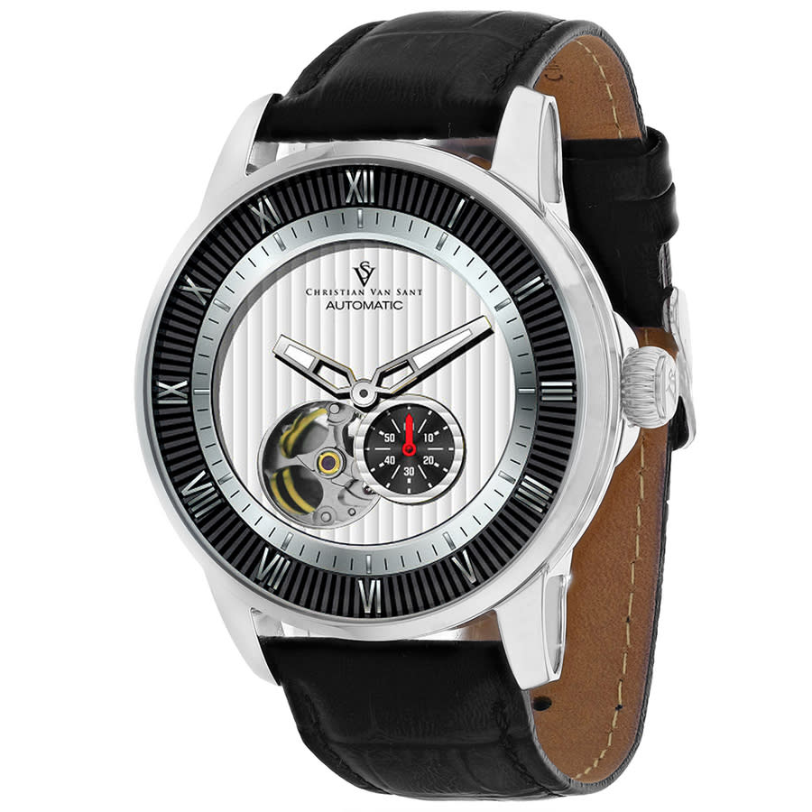 Christian Van Sant Viscay Automatic White Dial Men's Watch CV0550