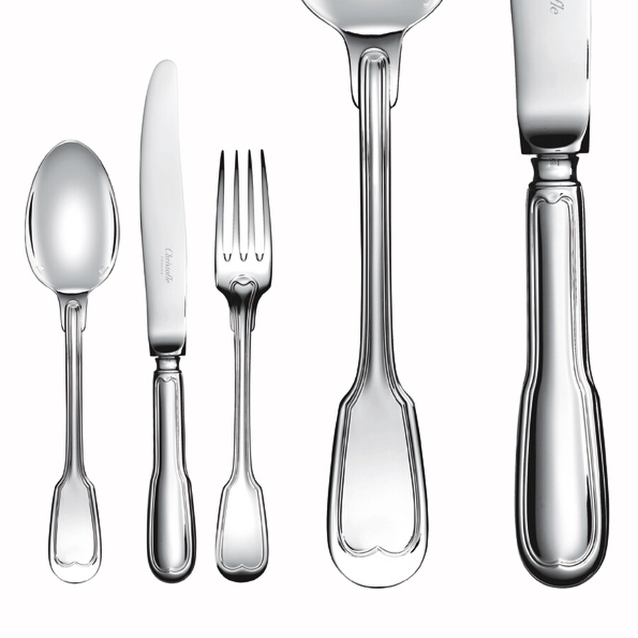 Christofle Sterling Silver Chinon Luncheon Fork 1419-023