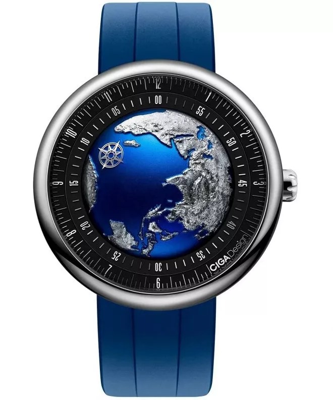 Ciga Design Blue Planet II Automatic Black Dial Men's Watch U033-SU01-W6U