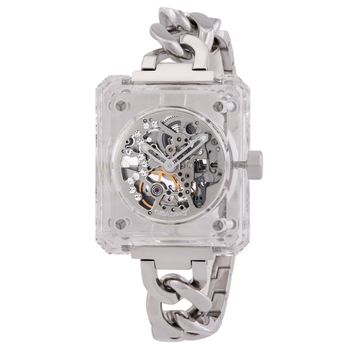 Ciga Design Crystal Love Automatic Ladies Watch R032-CS01-W5WH