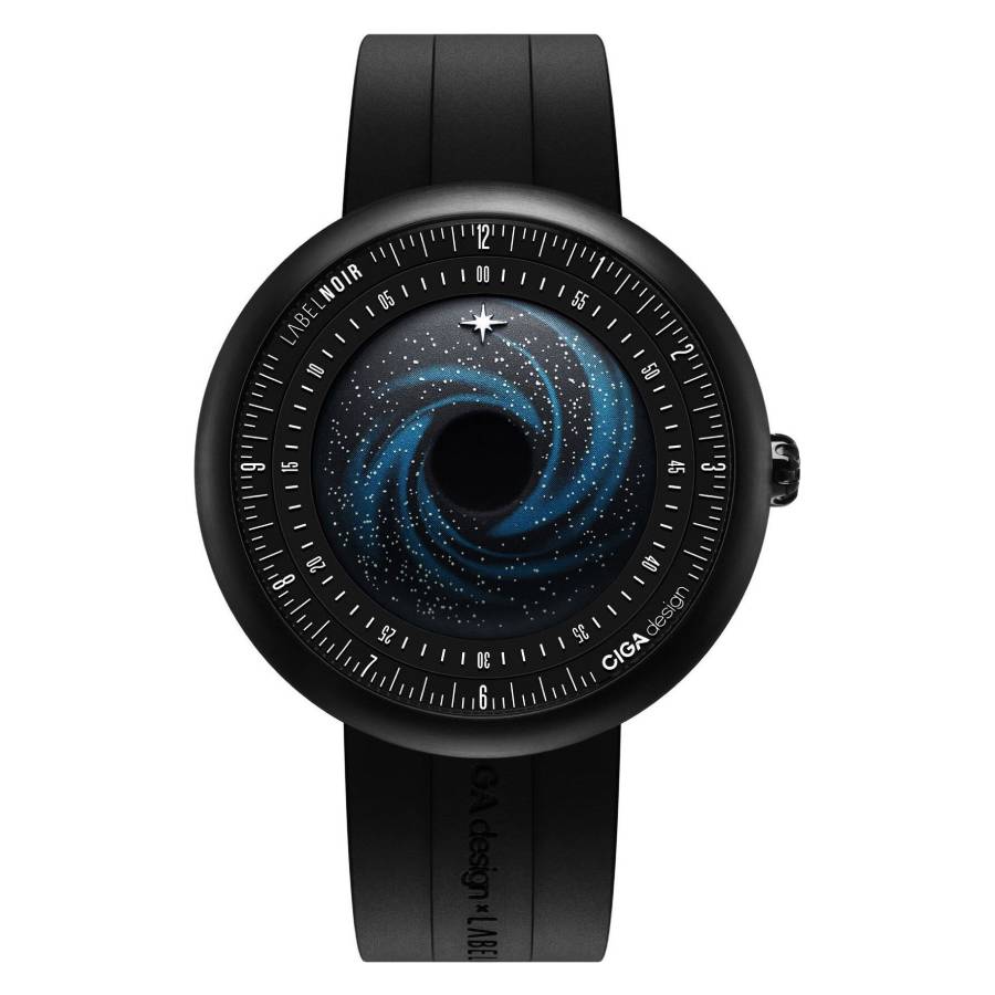 Ciga Design X Label Noir Automatic Blue Planet II Black Star Edition Watch U035-BB01-W6B