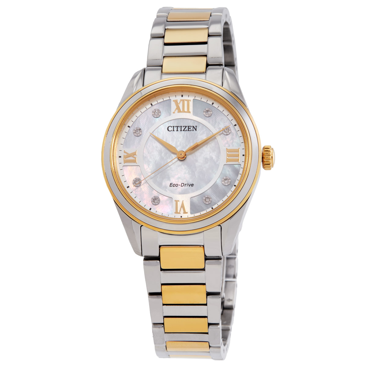 Citizen Arezzo Eco-Drive White Dial Ladies Watch EM0874-57D