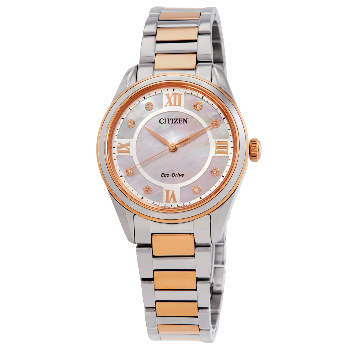 Citizen Arezzo Eco-Drive White Dial Ladies Watch EM0876-51D