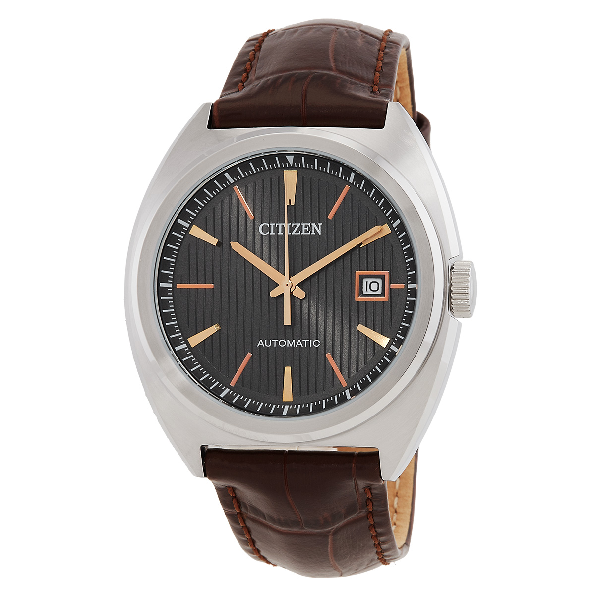 Citizen Automatic Black Dial Men's Watch NJ0100-03H