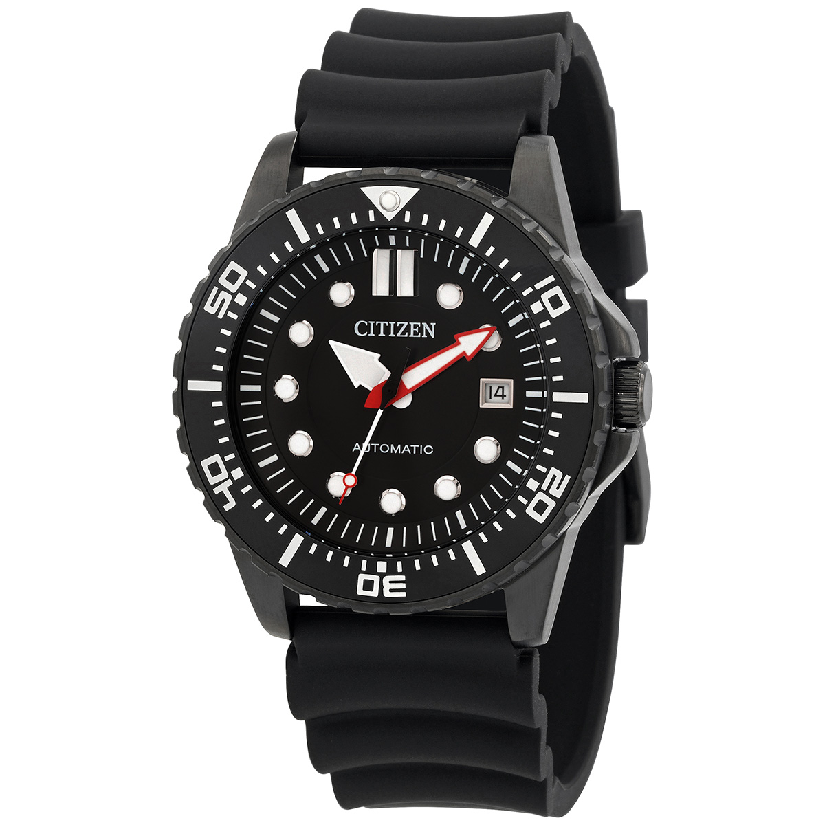 Citizen Automatic Black Dial Men's Watch NJ0125-11E