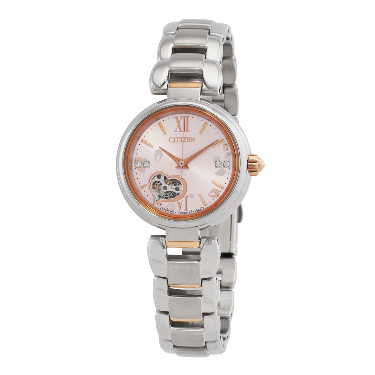 Citizen Automatic Pink Dial Ladies Watch PR1024-84X