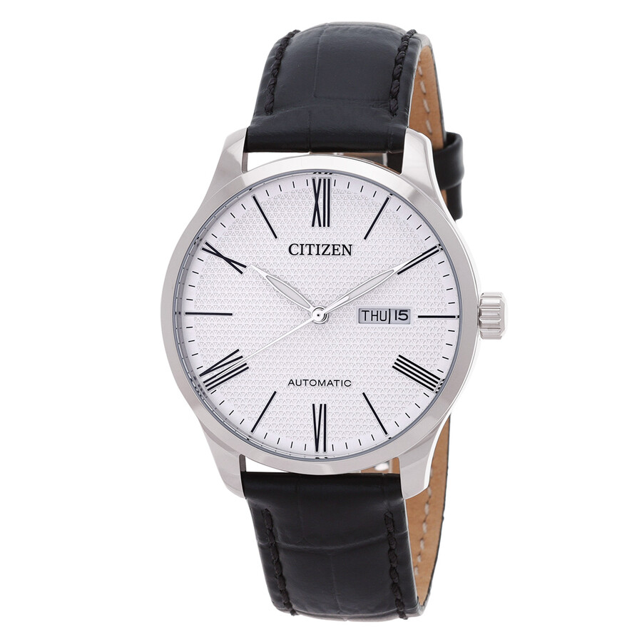 Shop Citizen Automatic White Dial Men's Watch Nh8350-08a In Black / White