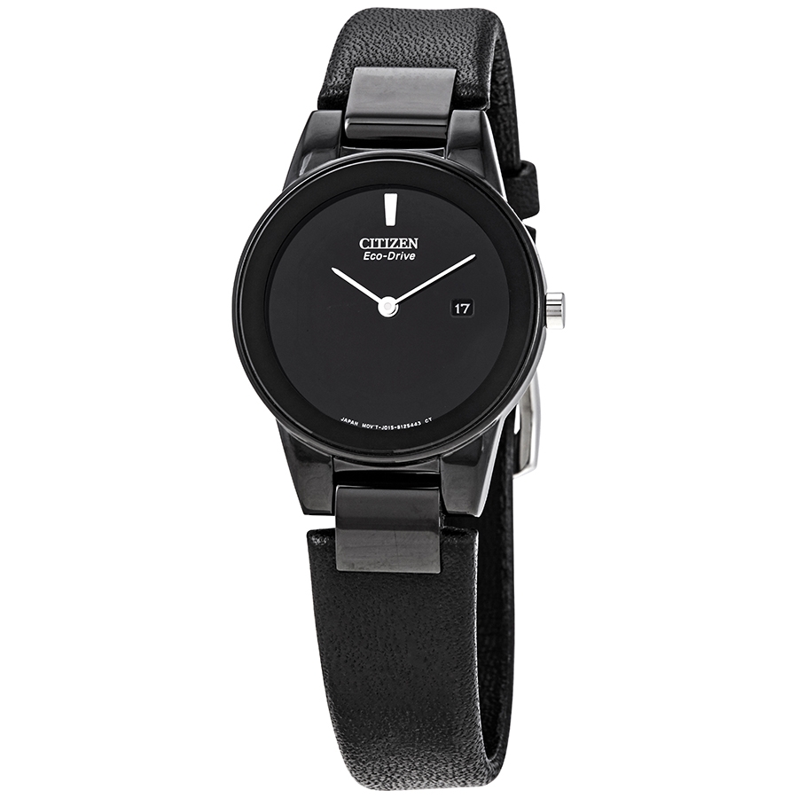 Citizen Axiom Black Dial Quartz Ladies Watch GA1055-06E