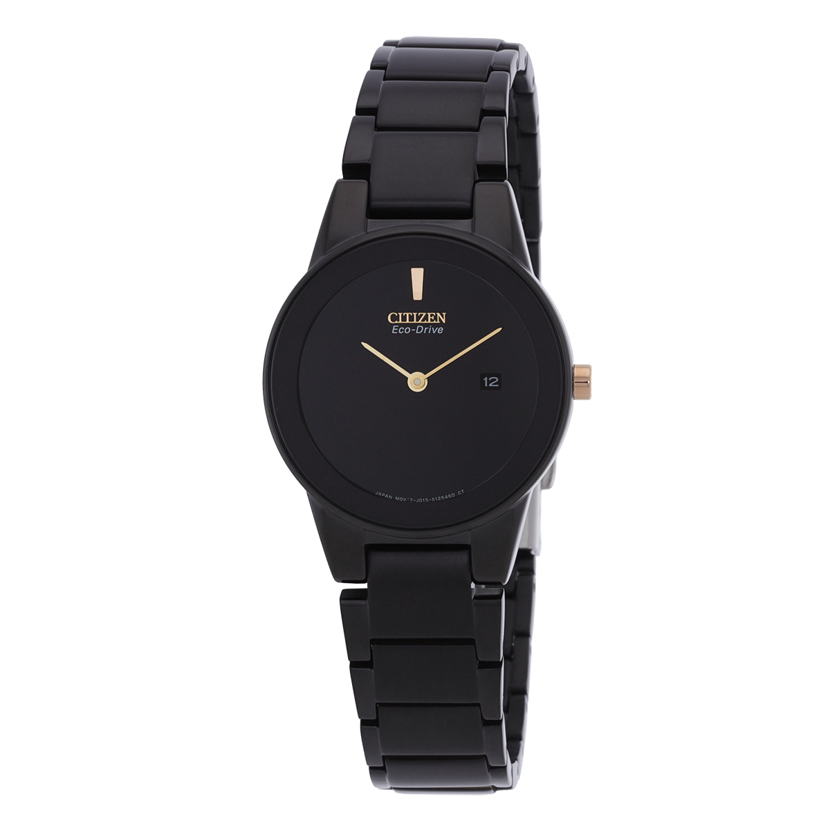 Citizen Axiom Black Dial Stainless Steel Ladies Watch GA1055-57F