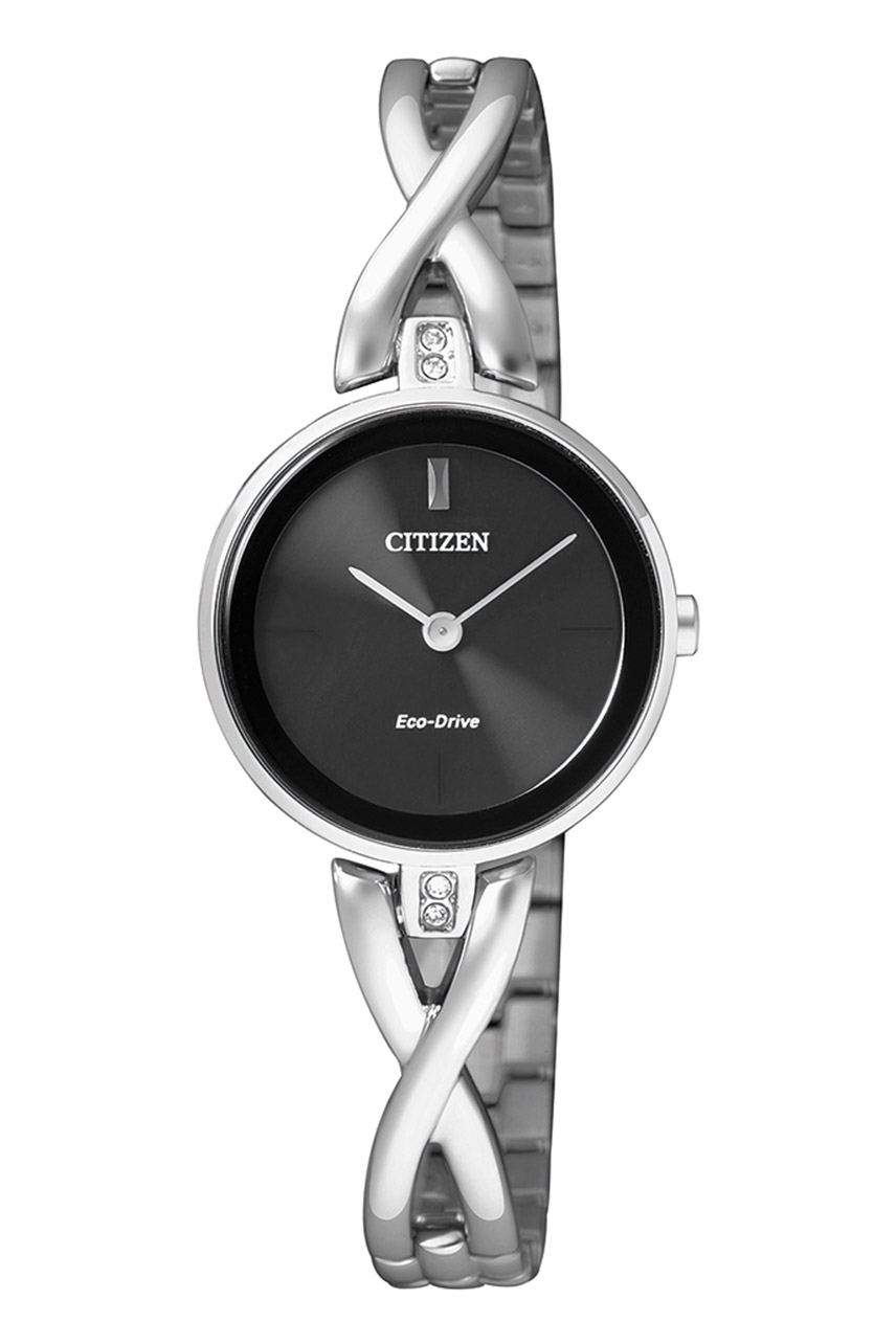 Citizen Black Dial Ladies Watch EX1420-84E