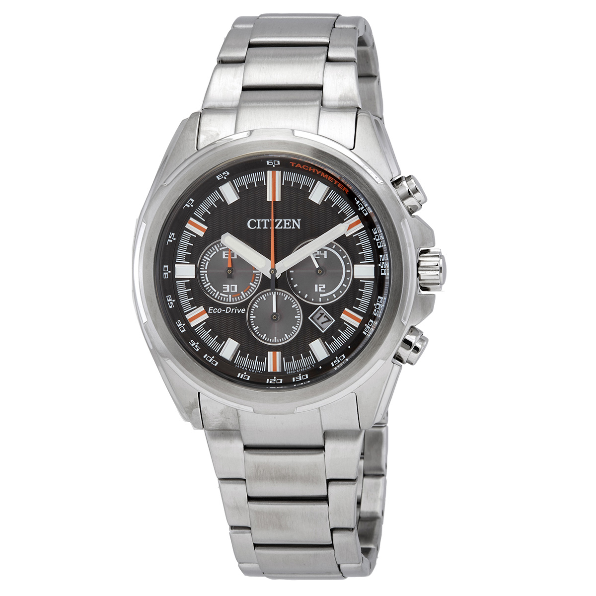 Citizen Black Dial Men's Chronograph Eco-Drive Watch CA4220-55E