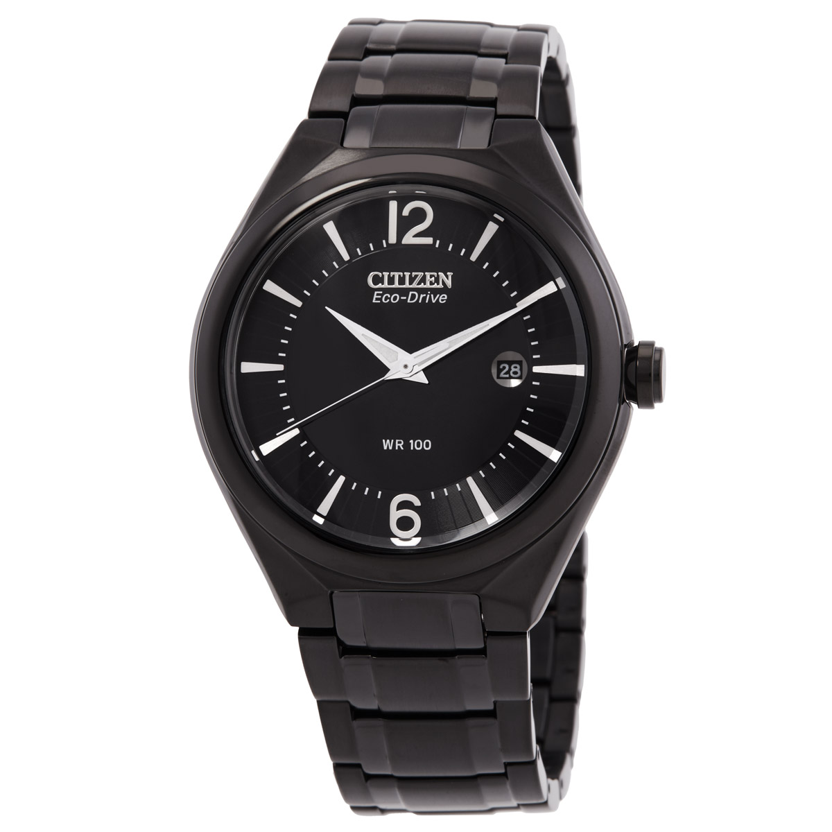 Citizen Black Dial Men's Eco-Drive Watch AW1325-64E - Watches