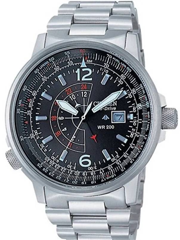 Citizen Eco-Drive Black Dial Men's Watch BJ7010-59E