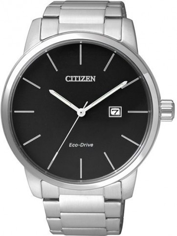 Citizen Black Dial Stainless Steel Men's Watch BM6960-56E