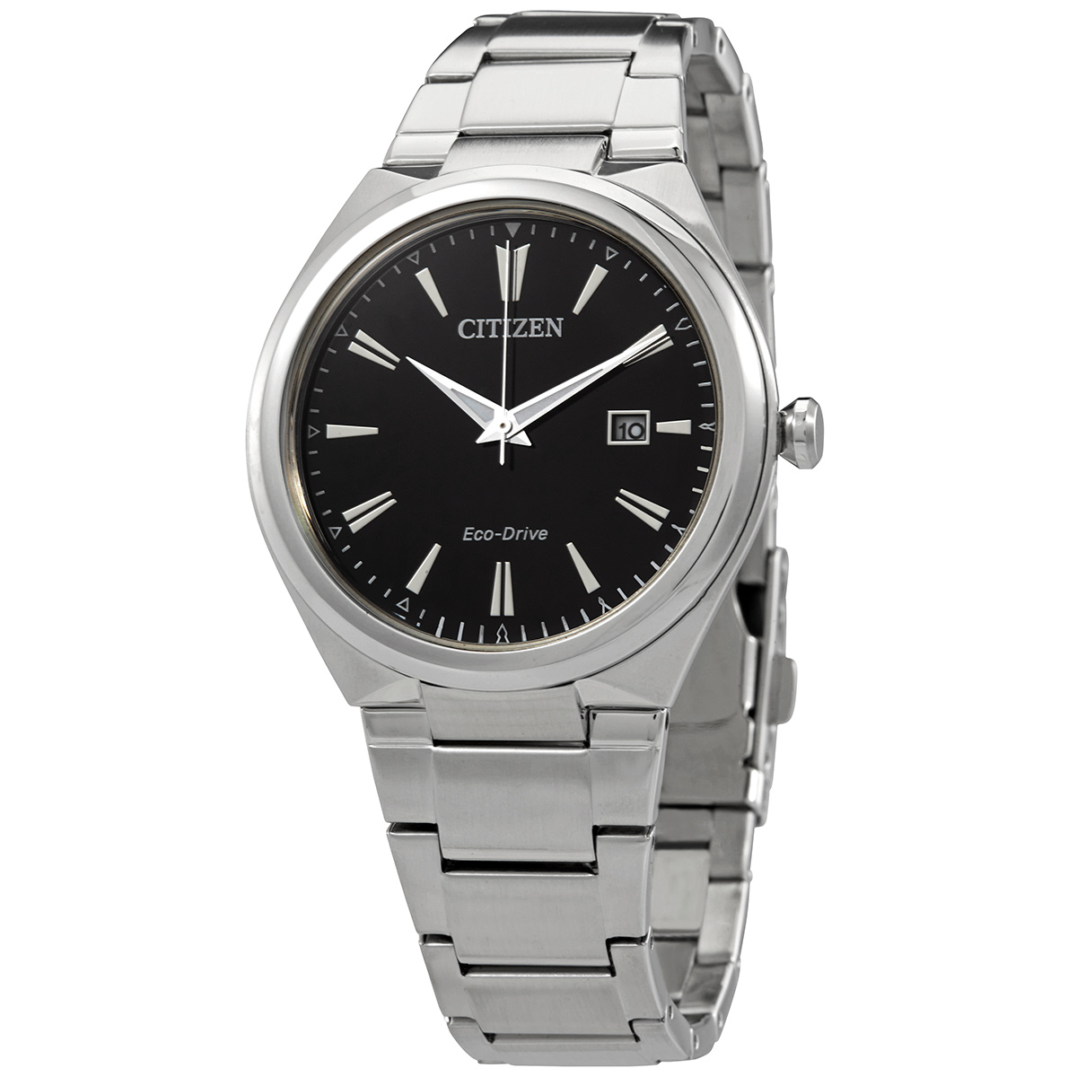 Citizen Black Dial Stainless Steel Men's Watch AW1370-51F