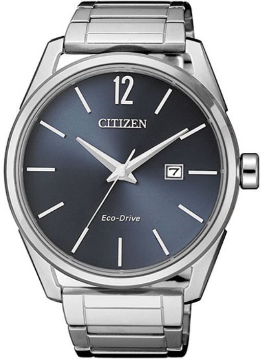Citizen Eco-Drive Blue Dial Stainless Steel Men's Watch BM7411-83H