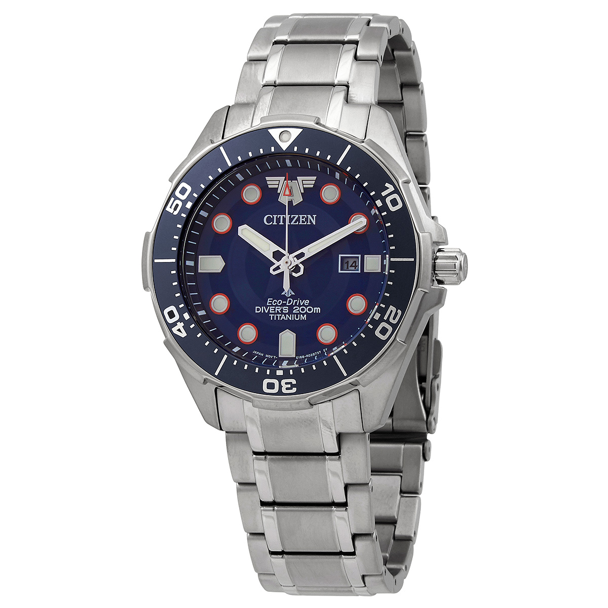 Citizen Blue Dial Titanium Men's Watch BN0208-54W