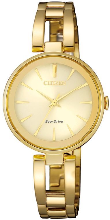 Citizen Champagne Dial Gold-tone Ladies Watch EM0632-81P
