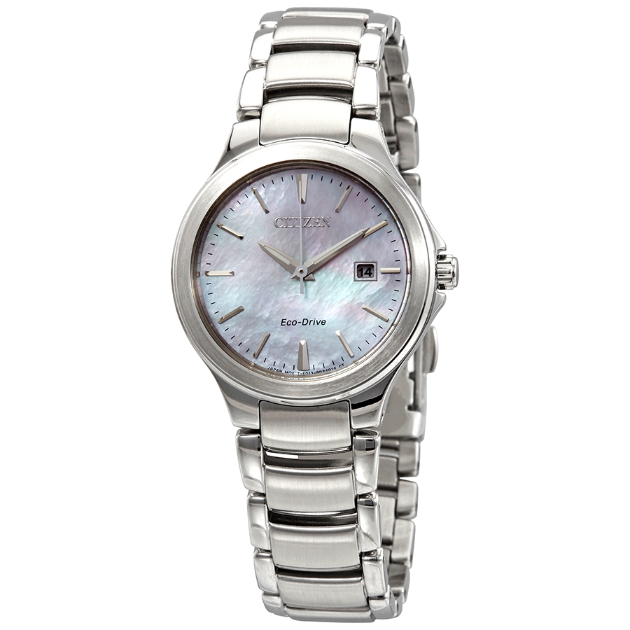 Citizen Chandler Eco-Drive Pink Mother of Pearl Dial Ladies Watch EW2520-56Y