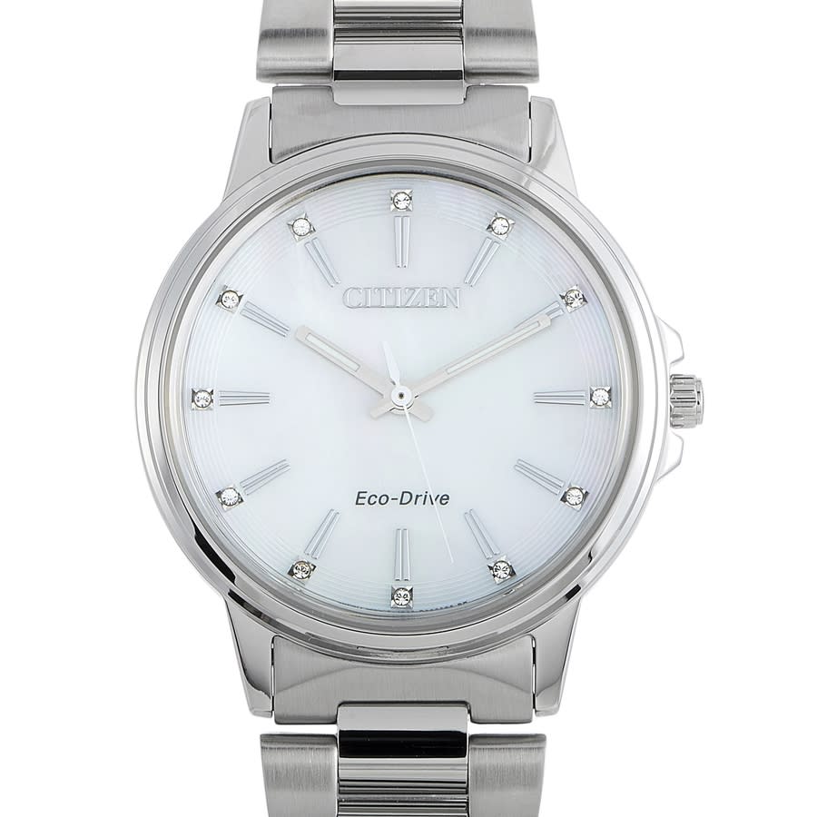 Citizen Chandler Quartz Mother of Pearl Dial Ladies Watch FE7030-57D