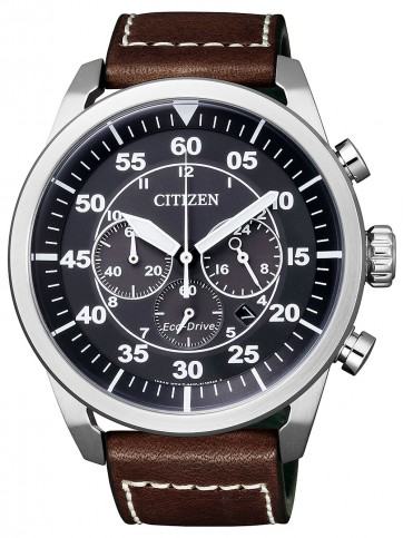 Citizen Chronograph Black Dial Men's Eco-Drive Watch CA4210-16E
