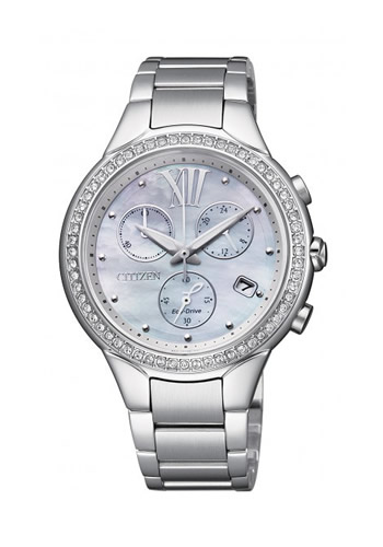 Citizen Chronograph Crystal Ladies Watch FB1321-56A
