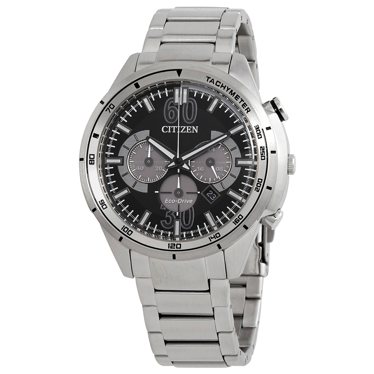 Citizen Chronograph Eco-Drive Black Dial Men's Watch CA4120-50E