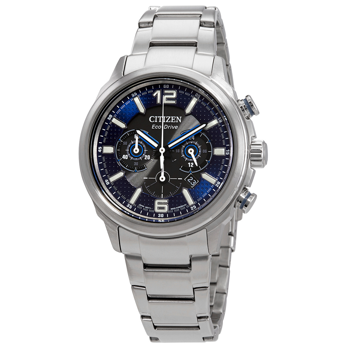 Citizen Chronograph Eco-Drive Blue Dial Men's Watch CA4381-81E