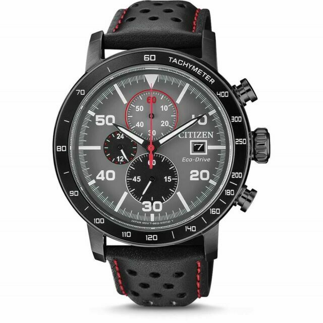 Citizen Chronograph Eco-Drive Grey Dial Men's Watch CA0645-15H