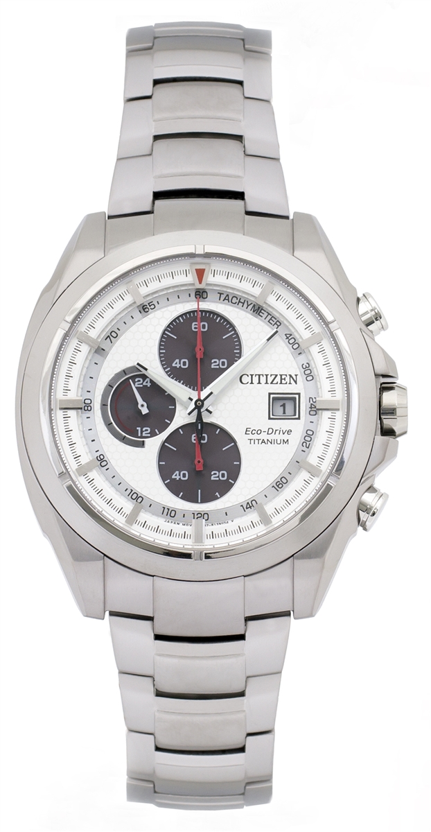 Citizen Chronograph Eco-Drive White Dial Men's Watch CA0550-52A