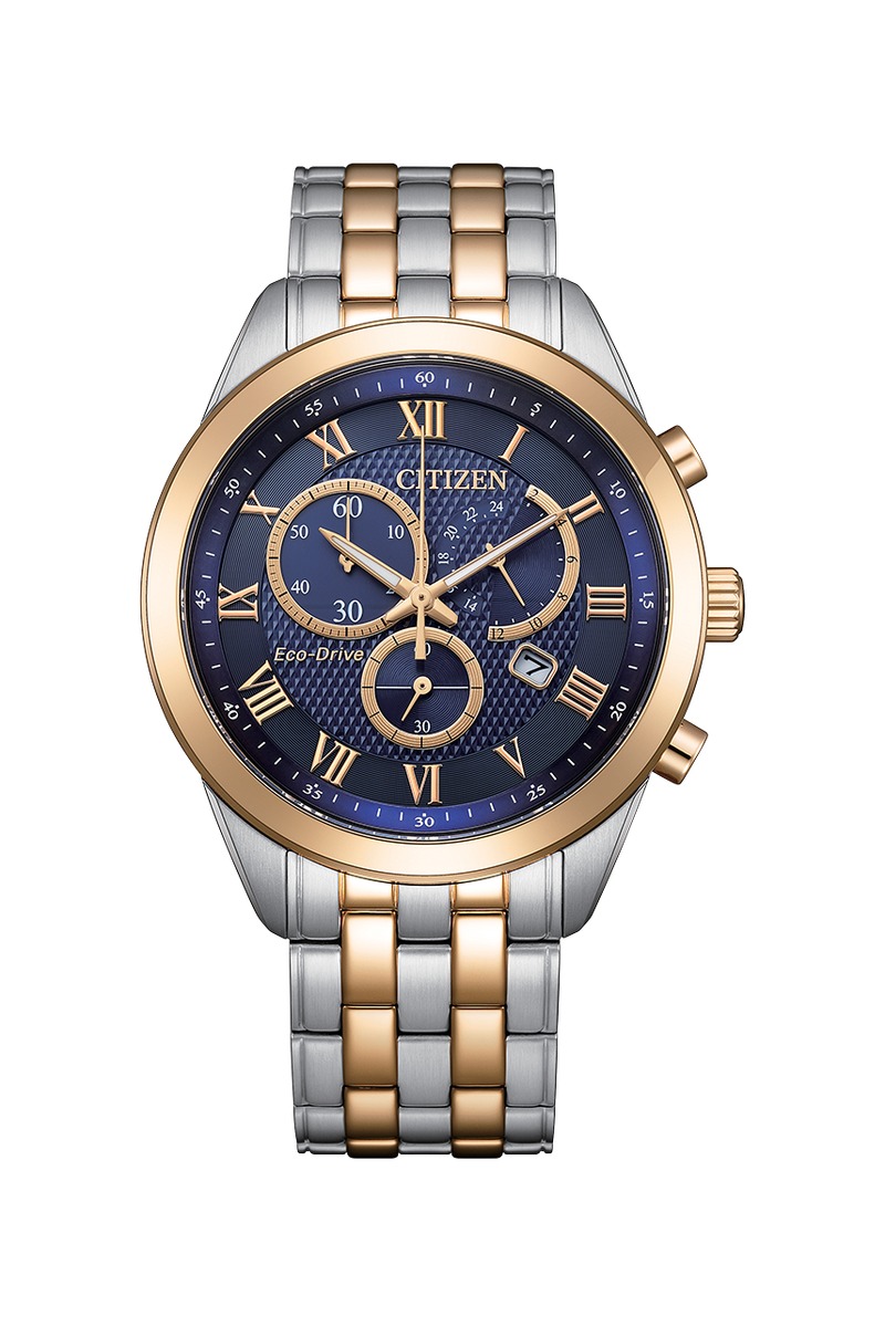 Citizen Chronograph GMT Blue Dial Men's Watch AT2606-51L