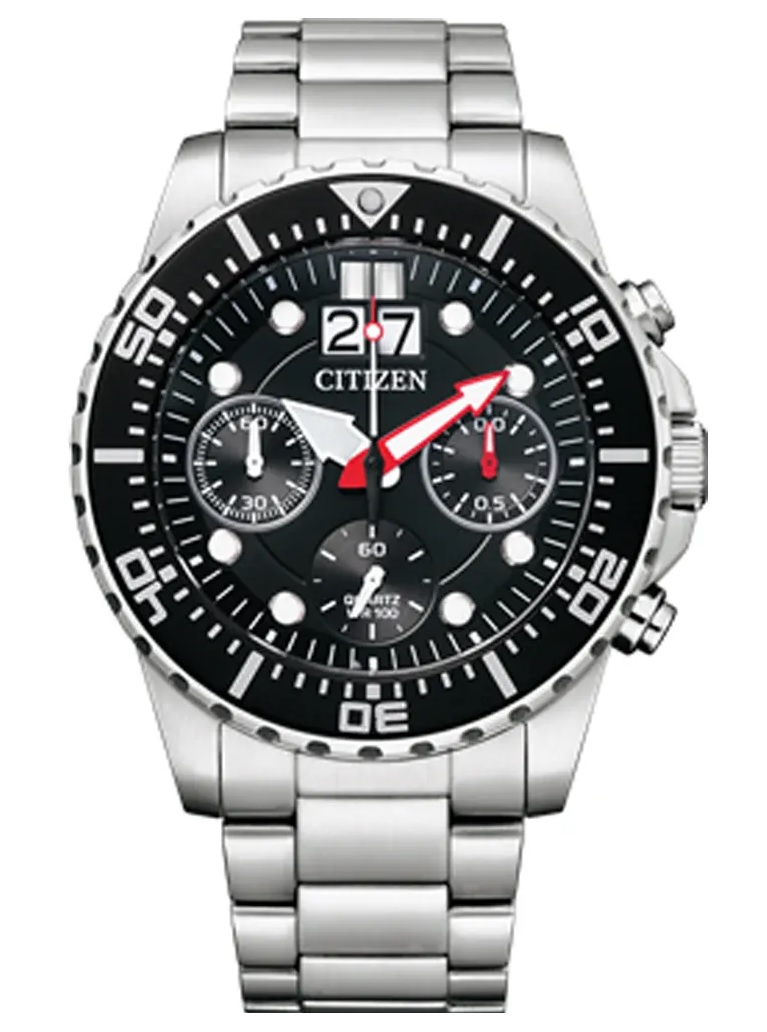 Citizen Chronograph Quartz Black Dial Men's Watch AI7000-83E