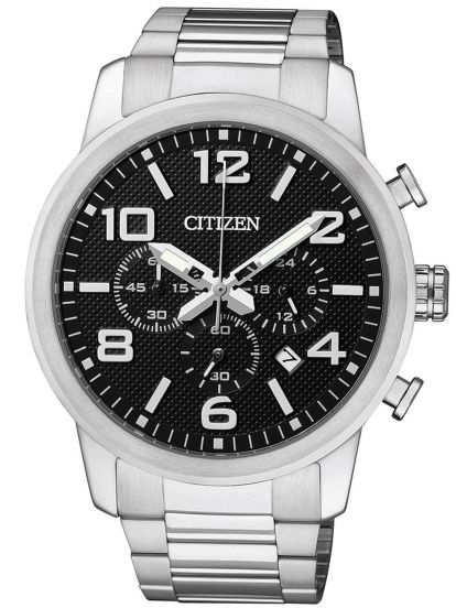 Citizen Chronograph Quartz Black Dial Men's Watch AN8050-51E