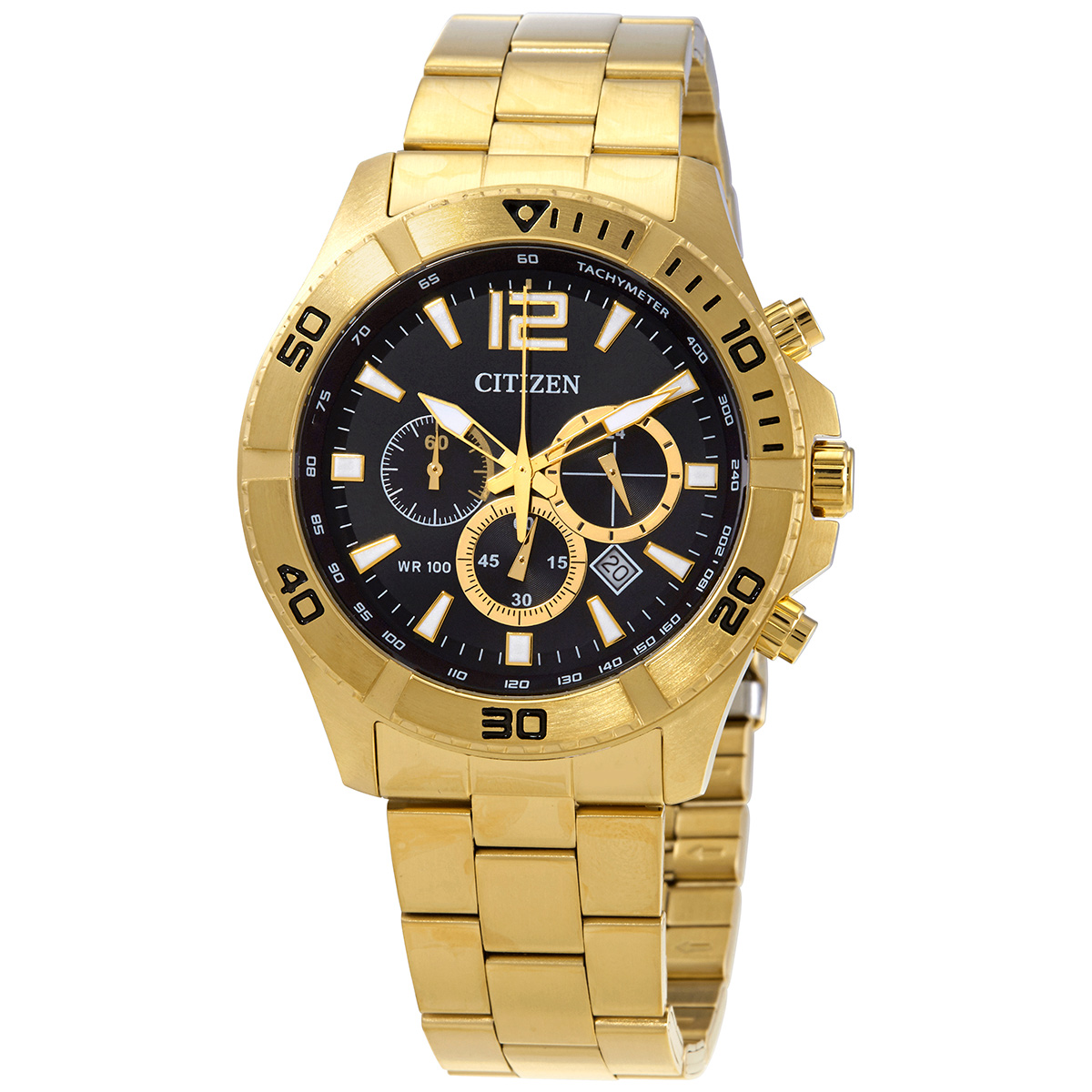 Citizen Chronograph Quartz Black Dial Men's Watch AN8122-51E